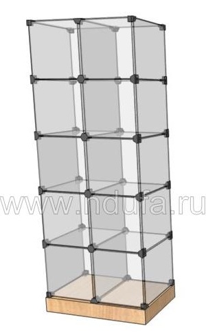 Витрина куб 5х2
