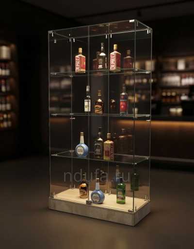 Стеклянная витрина для бижутерии