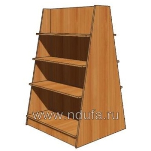 Стеллаж книжный пирамидка