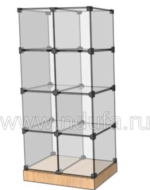 витрина кубы 4х2