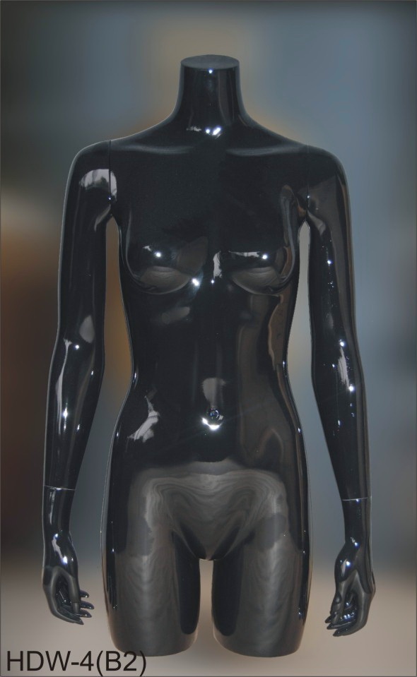 манекен торс с руками женский черный