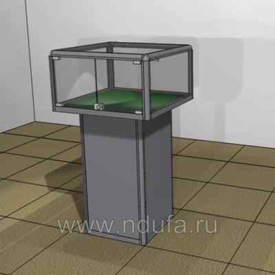 Витрина для музея квадратная.