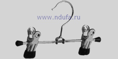 Вешалка брючная хром 130mm